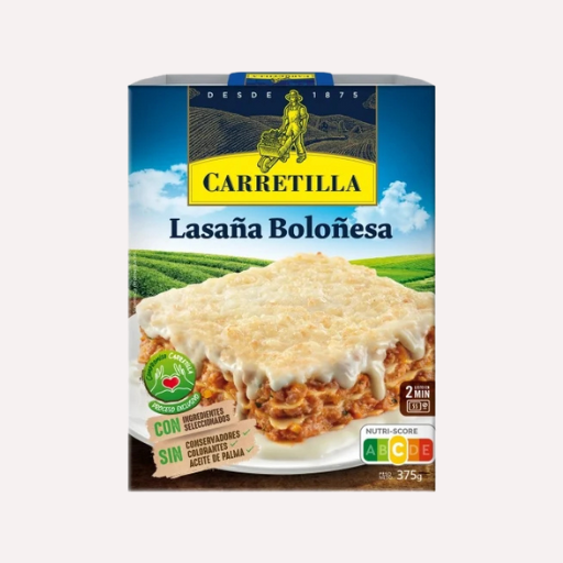 Carretilla Lasaña Boloñesa 375 gr