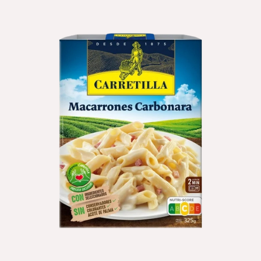 Carretilla Macarrones Carbonara 325 gr