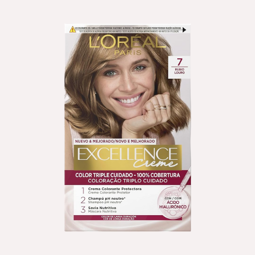 Loreal Excellence Creme Tinte Permanente 7 Rubio