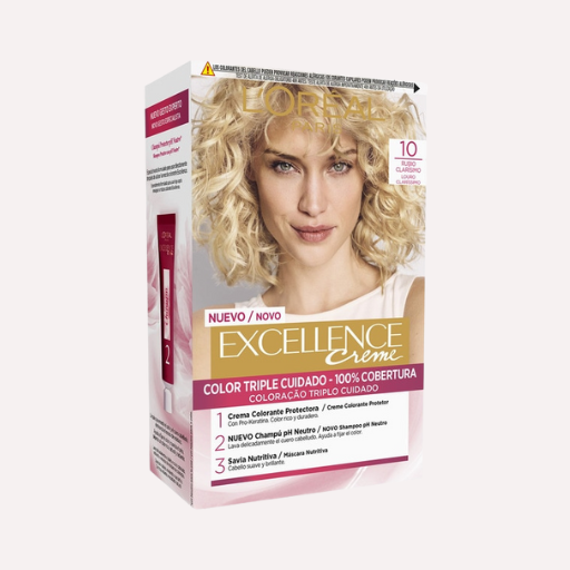 Loreal Excellence Creme Tinte Permanente 10 Rubio Clarisimo