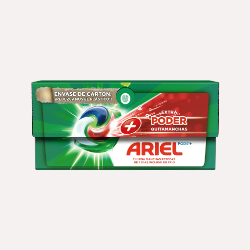 Ariel Detergente Extra Poder Quitamanchas 12 ud