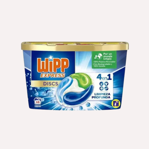 Wipp Express Detergente Discs 18 ud