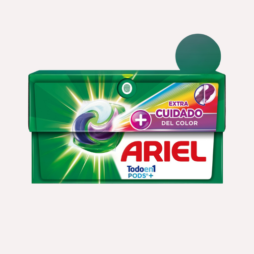 Ariel Detergente Extra Cuidado Color 12 ud