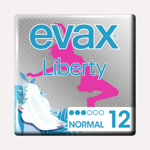 Compresas normal con alas Liberty Evax 12ud