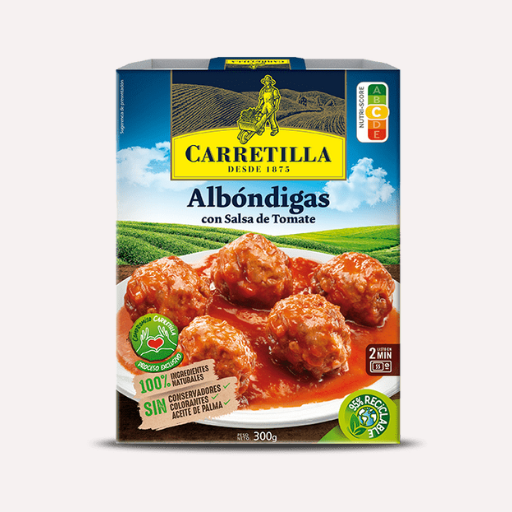 Carretilla Albóndigas con Salsa de Tomate 300 gr